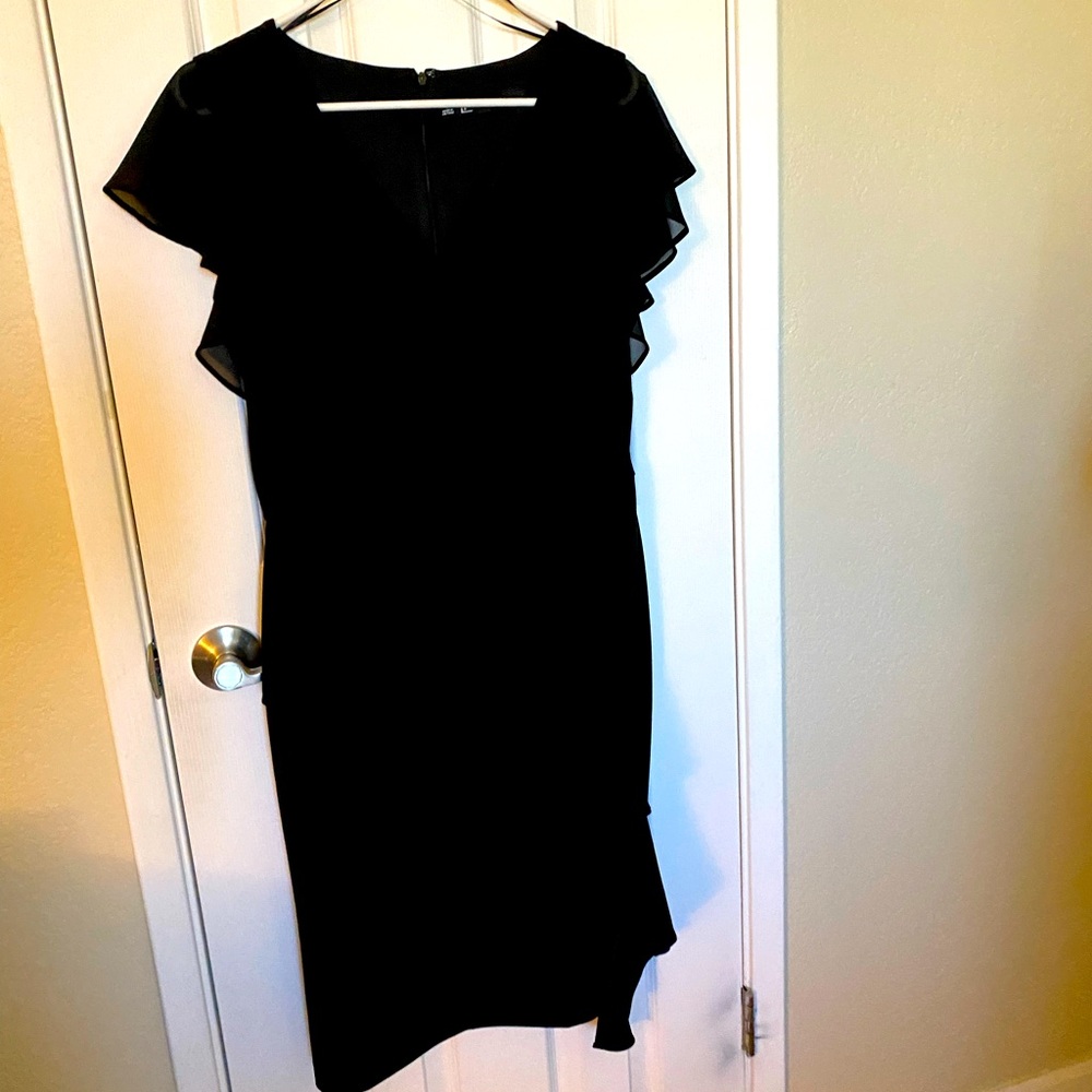 Black cocktail dress